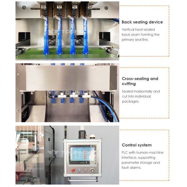 Multi-Function Automatic 4 Lane 6 Lane Multi-lanes Granule Coffee Milk Tea Powder Sachet Packaging Machine