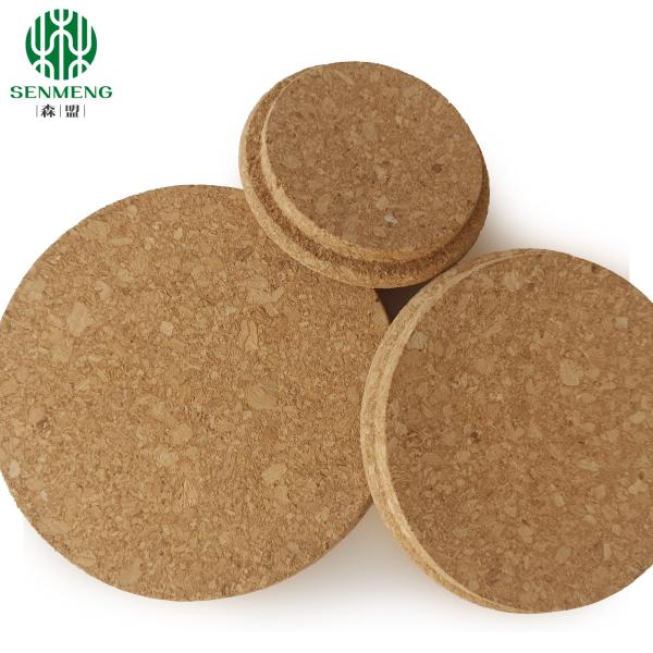 Custom Size & Logo Natural Wholesale Wooden Cap Tapered Cork Lids