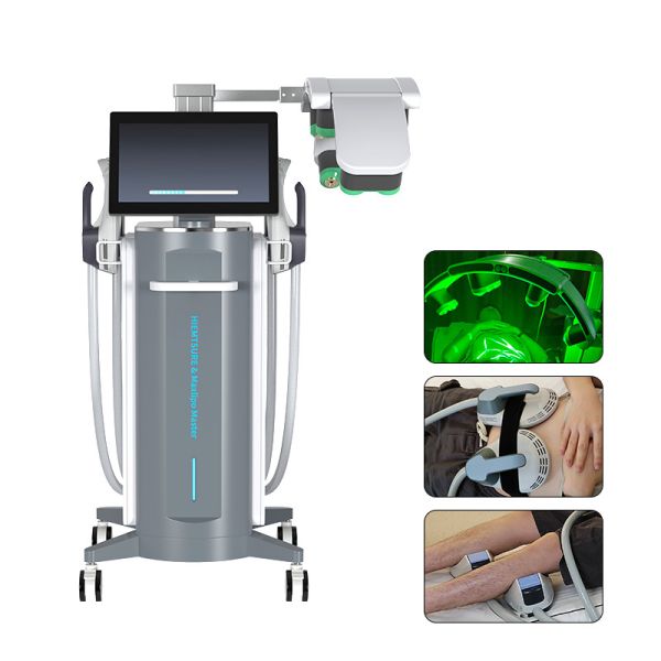3 IN 1 EMS Cryo Pads 10D Laser Fat Slimming Machine Fast Body Shape