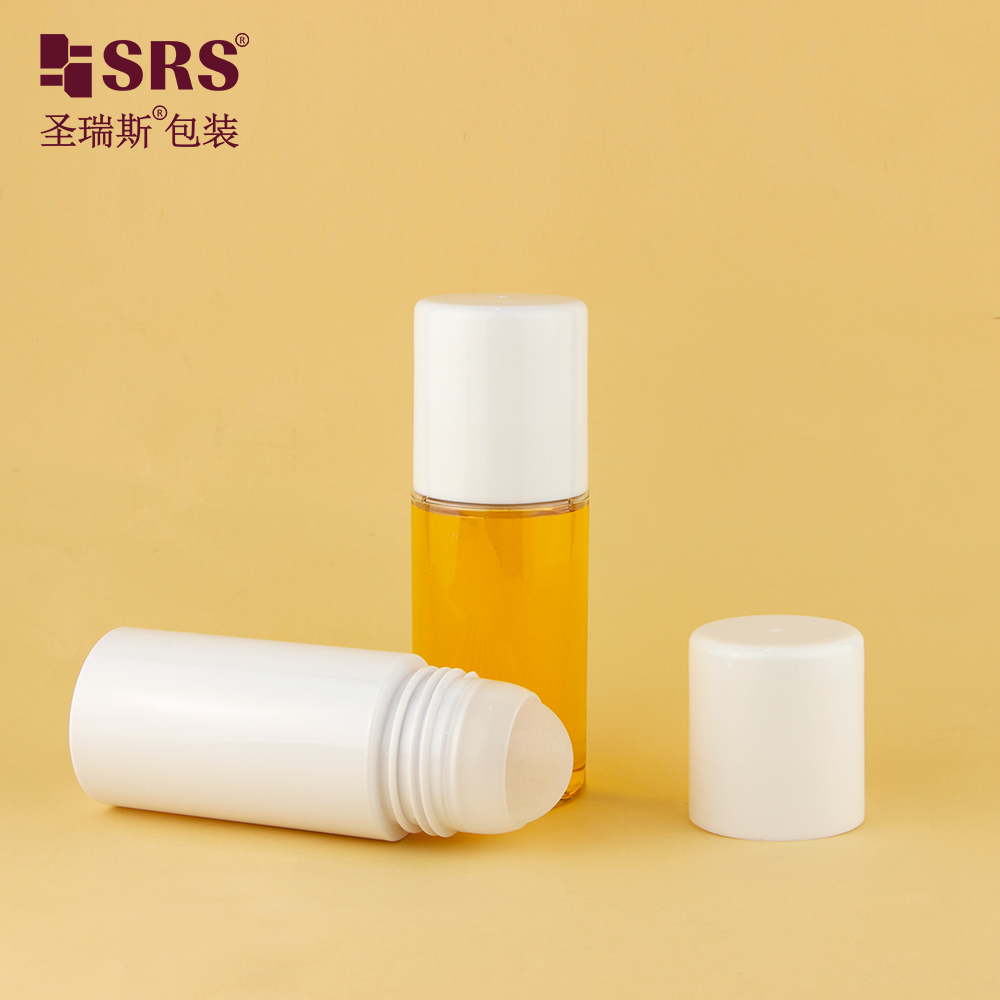 130ml PET Roll On Bottle Large Capacity Empty Roller Bottles for Body Care Gel Deodorant Liquid
