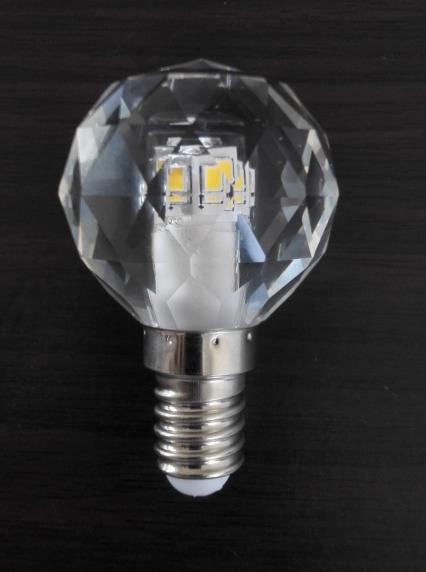 3W LED Crystal Candle Light K5 crystal housing 220V E14 80RA high lumen