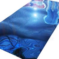 AISI 316 316L Saphir Couleur bleue enduite en acier inoxydable Feuille de miroir Finition Personnaliser l'épaisseur