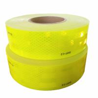 Accès à l'équipement de la voiture Mirco prismatique de qualité diamantée Réflecteur d'avertissement Jaune Réflecteur de sécurité Autocollant en rouleau Ruban réfléchissant pour camion