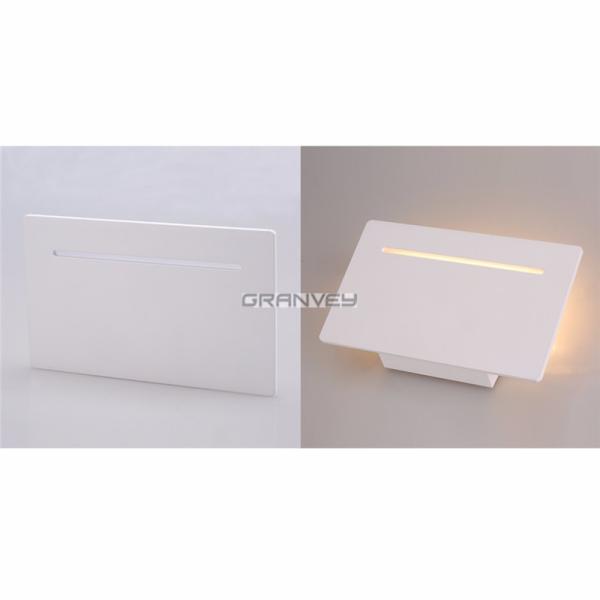 6W White Modern Indoor Wall Lamps , LED Internal Wall Lights  200x120mm Cubiod