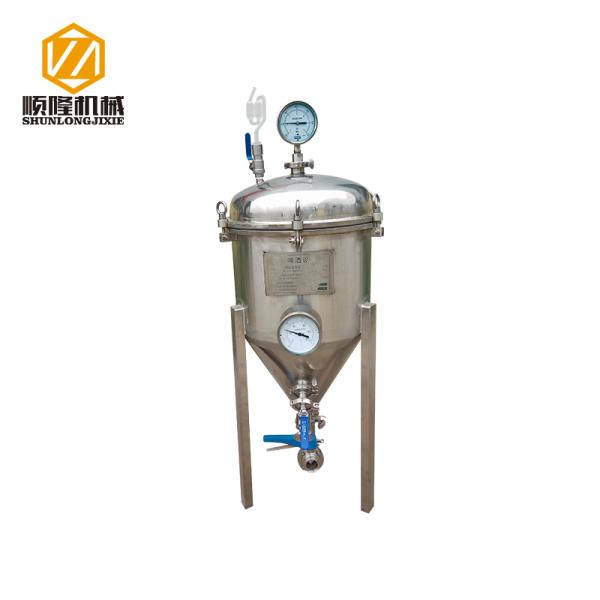 Conical 100L Automatic Brewing System Stainless Steel / Red Copper Body