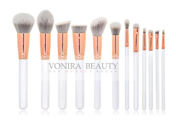 le maquillage synthétique de marque de distributeur de cheveux du Vegan 12PCS balaye la collection en gros