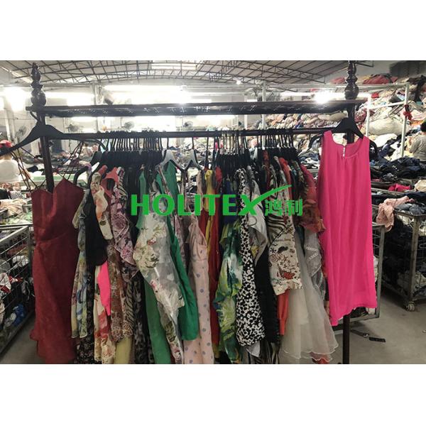 Wearable Second Hand Fashion Clothes Used Ladies Silk Blouses For Summer