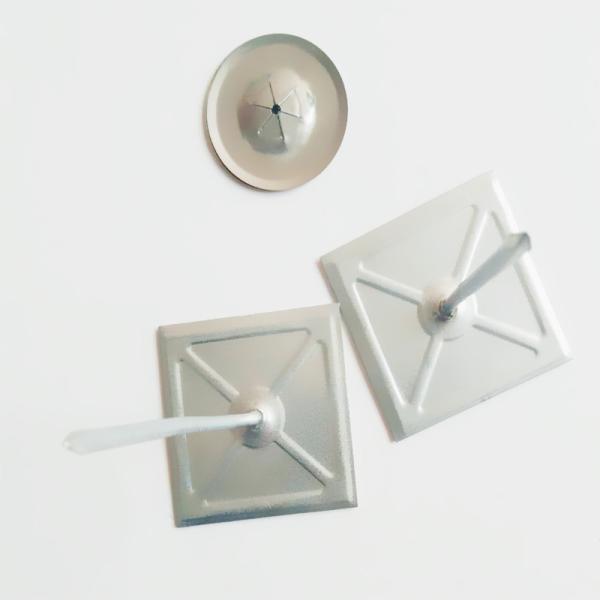 3mm Diameter Metal Insulation Stick Pins With Self Adhesive Base For Hvac System
