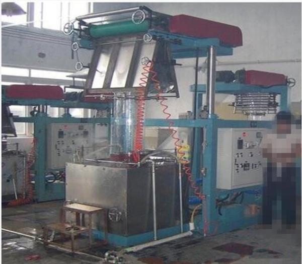 Alloy Steel Structure Mini Film Blowing Machine , Extruder Plastic Machine 15kw