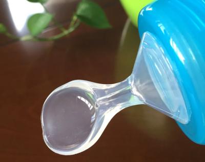 Professional Design Silicone Baby Products Silicone Feeding Bottle With Spoons 90ml