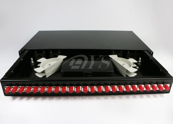 Cold-rolled Steel FC adapter hole  24Core Drawer / sliding type Fiber Optic Terminal Box