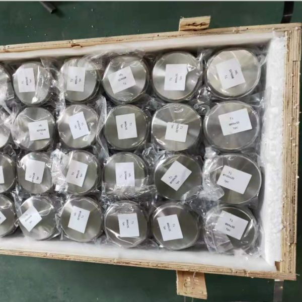 Gr1 Gr2 Pure Titanium Disc Sputtering Target For Chemcial Industrial