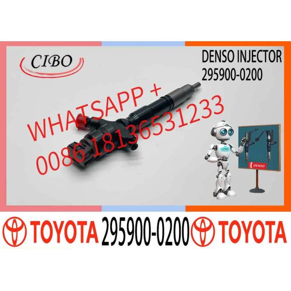Fuel Injector 23670-30440 23670-39435 295900-0200 295900-0250 for Toyota Dyna 3.0d 173hp 1KD-FTV D4D TOYOACE