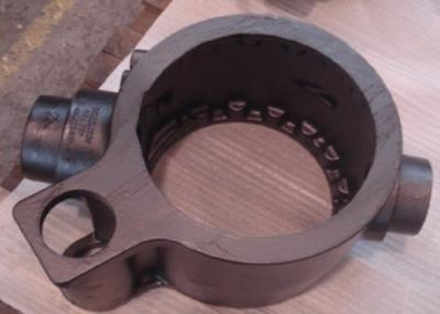 Engineering Machinery Green Sand Castings Drive Head With Finish Painting