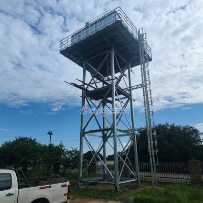 Corrosion Resistant Galvanized Steel Water Tank Customized Steel Structure Water Tower