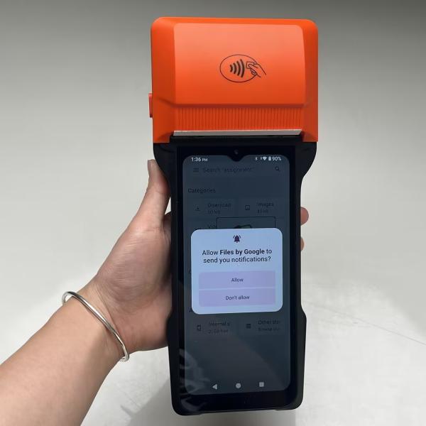 Bluetooth Retail POS System 3GB RAM Wireless POS System 6.5 Inch With 1600*720 IPS Resolution