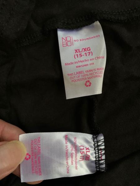 Stockpapa Black Yoga Athletic Wear Ladies Yoga Jeggings 10% Spandex