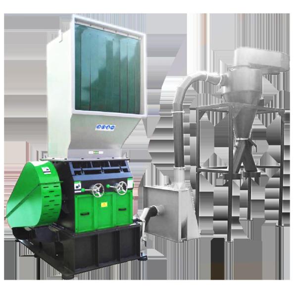 CE Certificate Plastic Bottle Crusher Machine 500 Kg / H Low Electricity Consumption