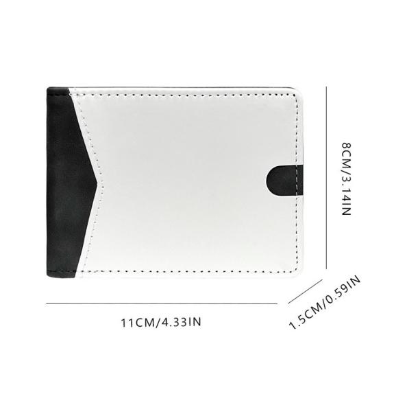 Portemonnaie en cuir en PU pour l'impression par transfert thermique