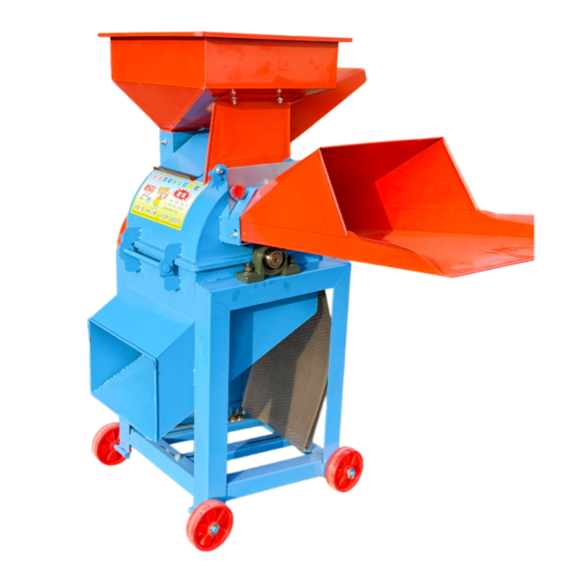 Hardened Steel Chaff Cutter With Grinder Hay Chopper Industrial Crop Pulverizer Machine