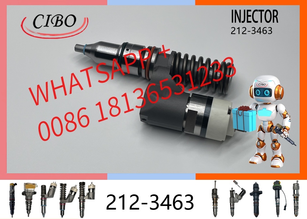 original 212-3463 Common Rail Fuel Injector for  C10 C12 Diesel Engine Excavator Parts Replacement for OEM 10R-0963 212-3462 212-3467 Injector Nozzle original new injector