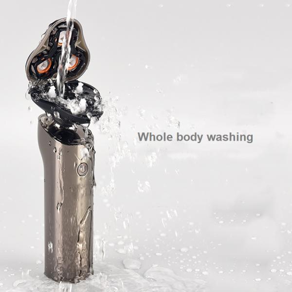 SHA-102 Сухое и влажное двойное использование бритья во время купания 3 независимых плавучих головки электрическая бритва