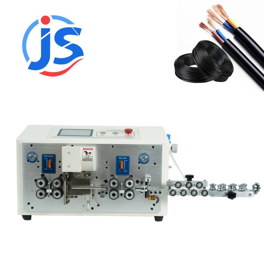 Low Power Automatic Cable Stripping Machine 650W Wire Cutter and Stripper Machine