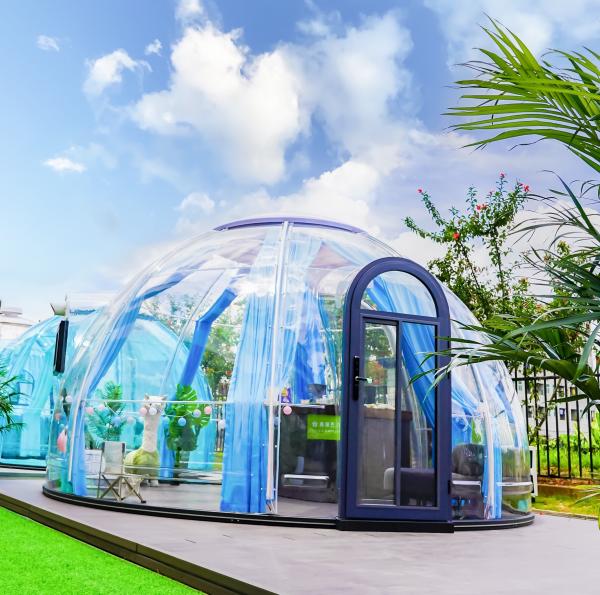 Newest Villa Prefab Houses Resort Bubble Tent Transparent Prefabricated Dome Houses