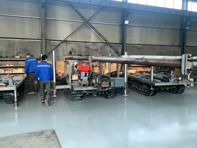 Lightweight Crawler Chassis with Cylinder Outriggers Rig Platforms