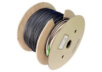 Construção simples de grande resistência exterior do cabo de remendo G657B3 da fibra ótica de FTTH 3,0 Kevlar TPU