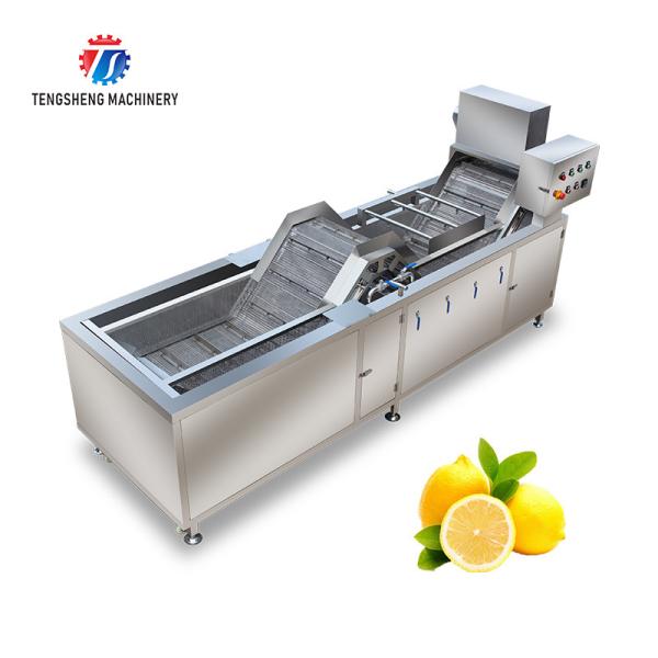 380V 3.5KW Stainless steel blanching machine bubble cleaning blanching equipment water bath spray equipment