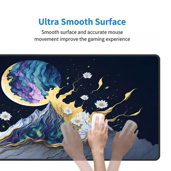 Professional Game Player Large Mouse Pad Custom Design Desk Mat Black Colorful Mousepad