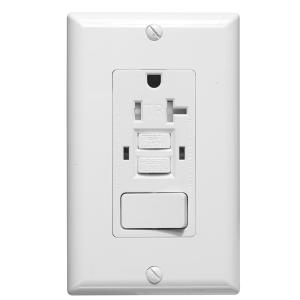 20A GFCI Electrical Outlet Kitchen Washing Room Light Switch Receptacle Module