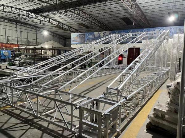 6061-T6 Aluminum Roof Truss Quick Assembly Square Stage Lighting Truss