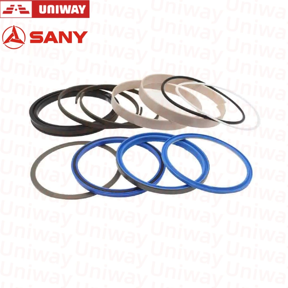 SY500 SY500H SANY Excavator Parts Boom Cylinder Seal Hydraulic Repair Kit 60306624K