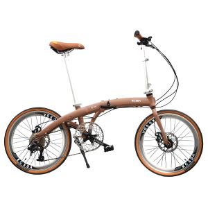 U тормозит складной горный велосипед с одним 7-скоростным 18-дюймовым складной велосипедом