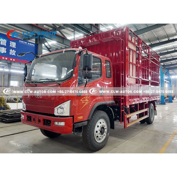 FAW Tiger VH 4x2 Stake-Side Cargo Truck with Yuchai 130HP Engine, Removable Stake Body & 10 Ton Payload for Agriculture