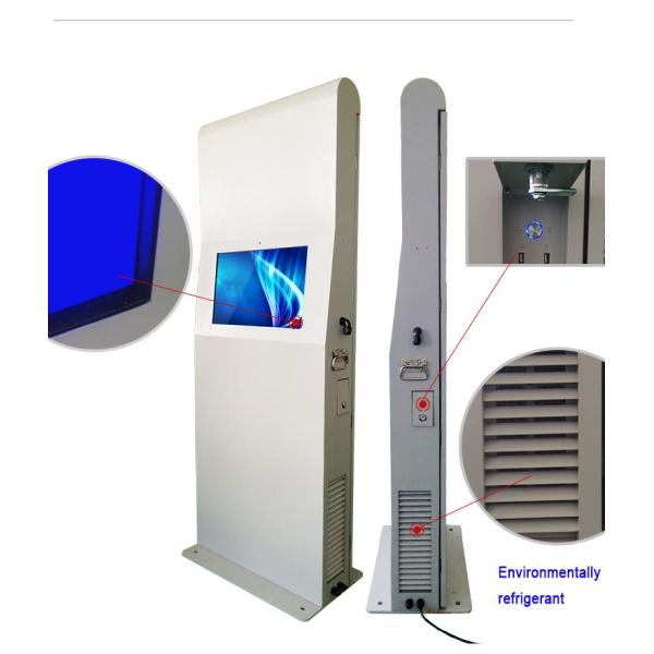 Nano Touch Foil Outdoor Touch Screen Kiosk 22 Inch Digital Advertising Screens