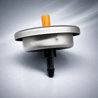 25.4mm Portable Oxygen Spray Valve with Metal and Plastic Construction for Canister Applications