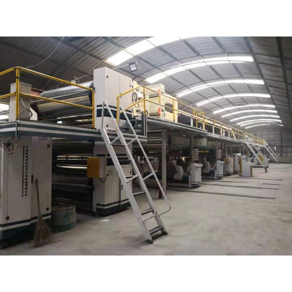 60m/Min 1200mm 2 курсируют рифленую производственную линию Paperboard