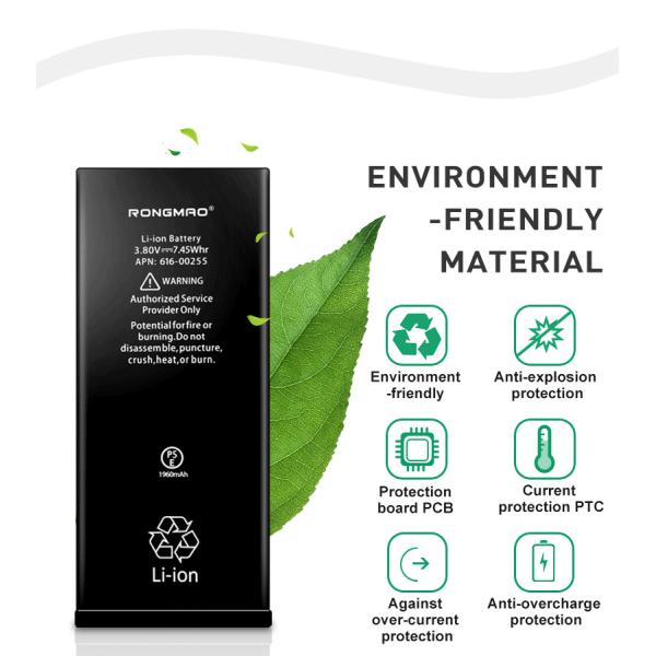 Lithium - Ion Apple Iphone 8 Plus Battery 2691mAh Energy Saving 12 Months Warranty