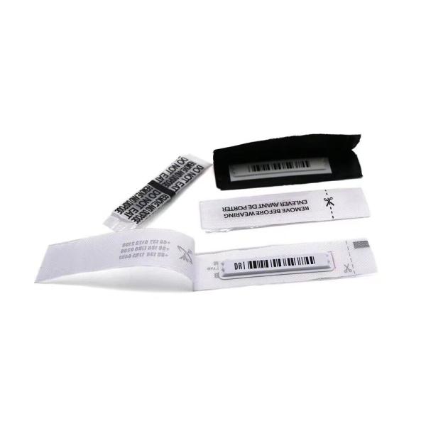 58KHz anti theft custom fabric label with sew in security soft tag