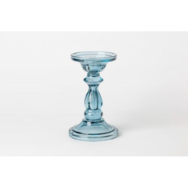 Pillar Taper Crystal Glass Candlestick Holders Decorative Lead Free