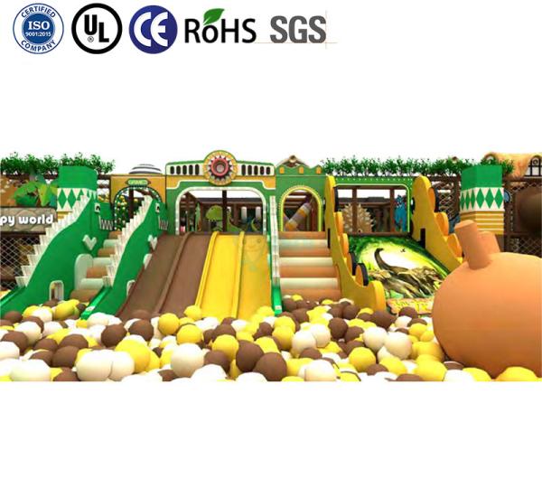 Premium Environmental Friendly Playground Indoor Jungle Gym Safe