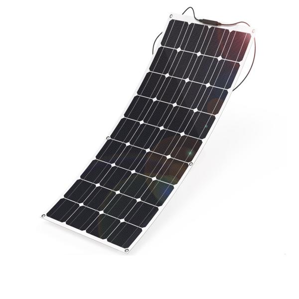 90 Watt Mono Flexible PV Solar Panels Easy Installation For Long Vehicle