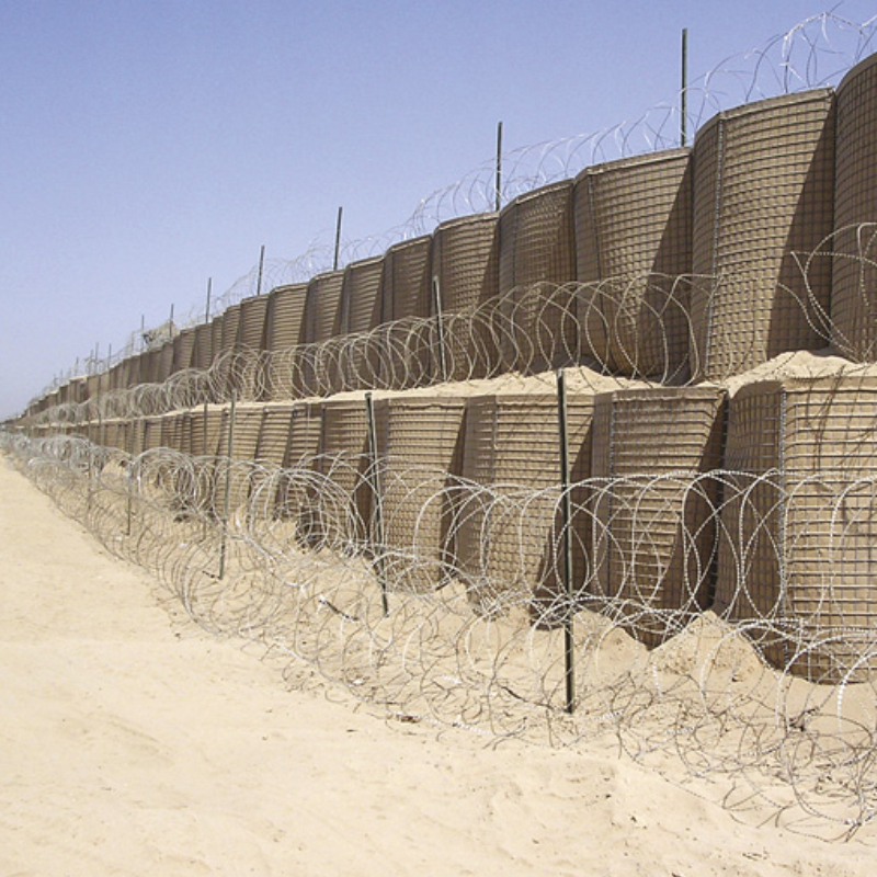 Защитные корзины Gabion гальванизировали барьер ширины 0.3m защитительный