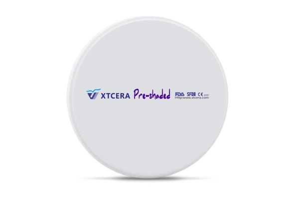 Pre - Shaded Dental Zirconia Block Wear Resistance For Making Crowns