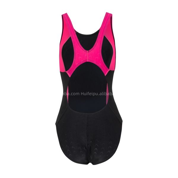 Breathable UPF30 Quick Drying Swimwear Girls Comfortable One Piece Swim Clothing