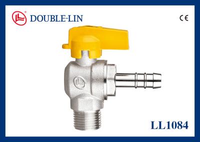 Aluminium Handle Male X Hose Connector Brass Gas Valves