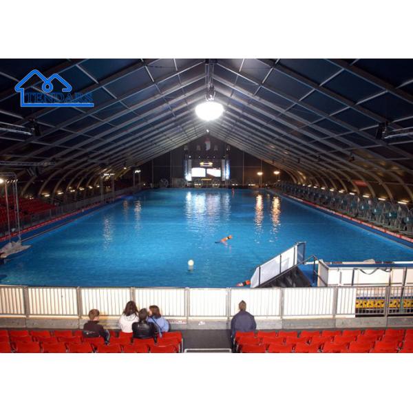 Outdoor Curve Tents Large Event Tents For Swimming Pool Coastal Marquees